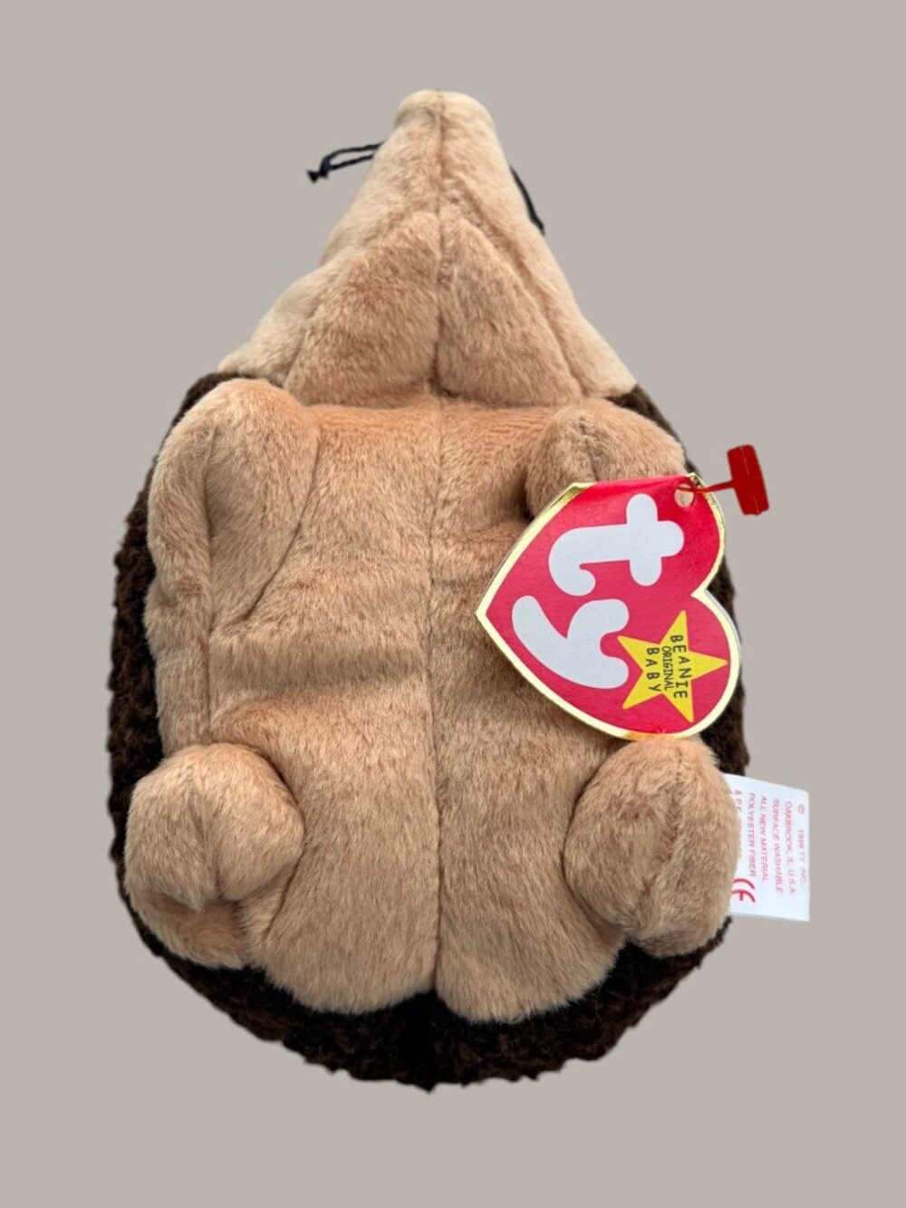 Ty Beanie Baby Prickles Hedgehog Plush w/ Original Hang Tag Retired Collectible - Picture 5 of 8